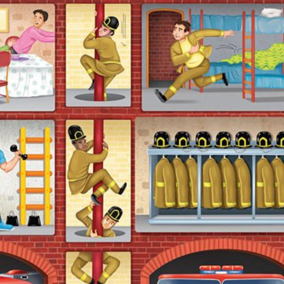 New sealed Ravensburger 100XXL Puzzle-Firehouse Frenzy - Picture 6 of 15